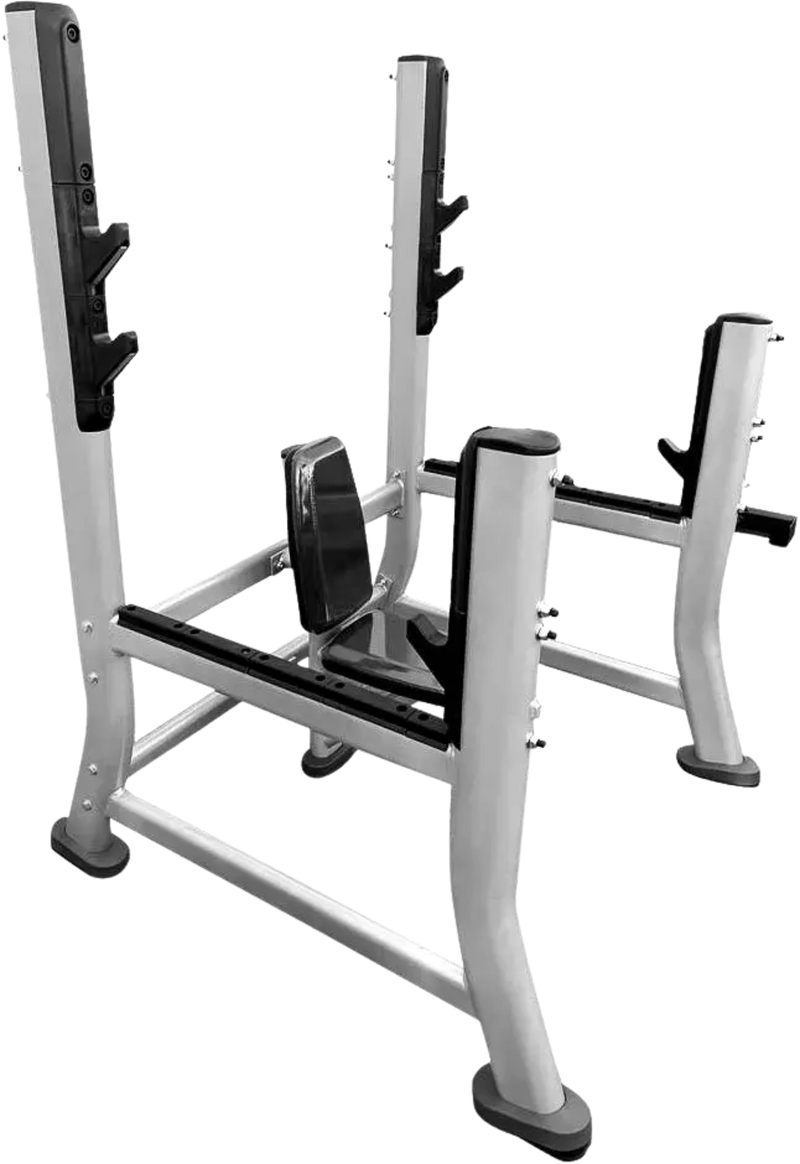 French Fitness FFS Silver Olympic Military Bench (New)