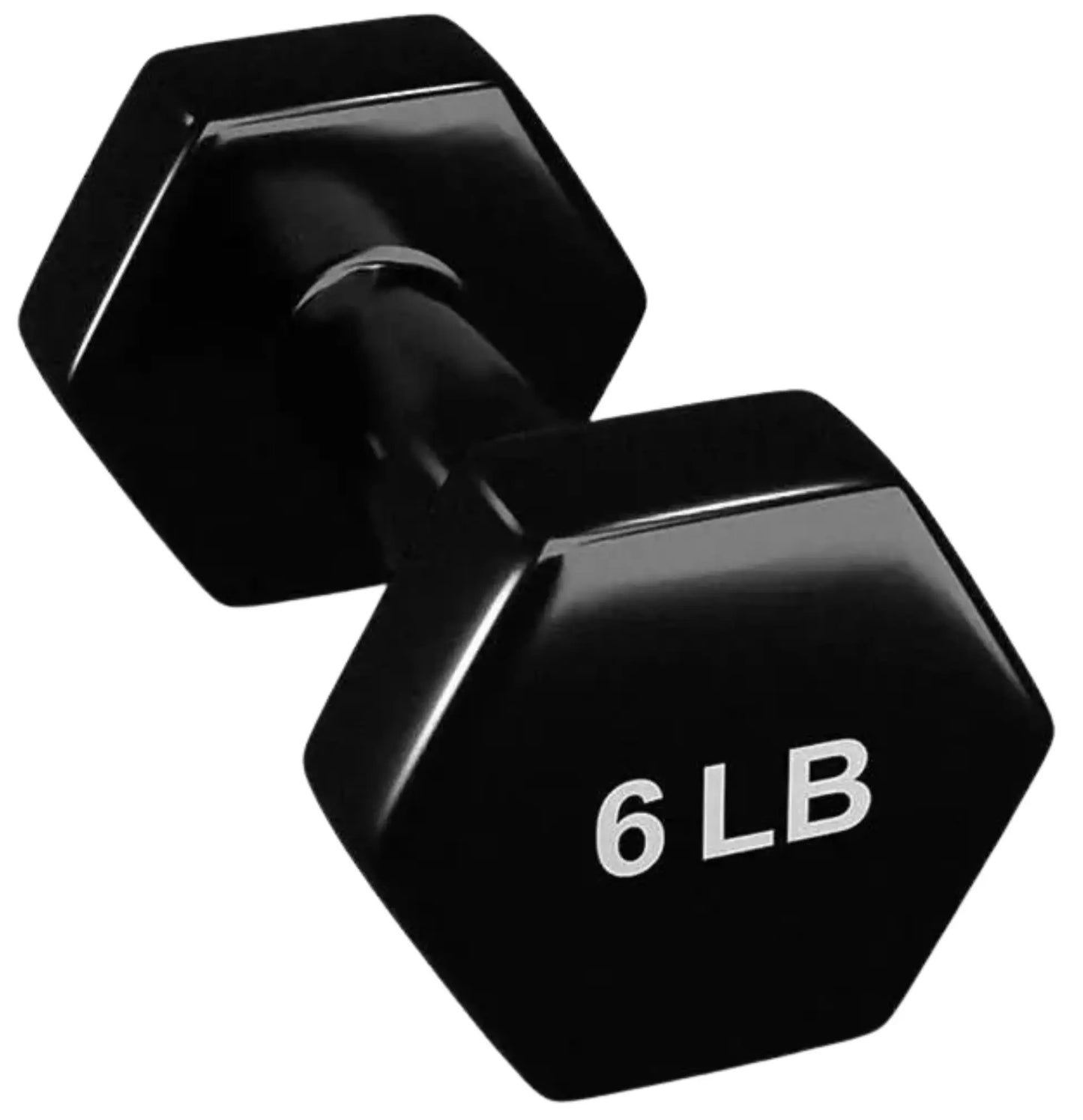 French Fitness Colorful Hex Vinyl Dumbbell Set of 1 to 15 lbs (New)