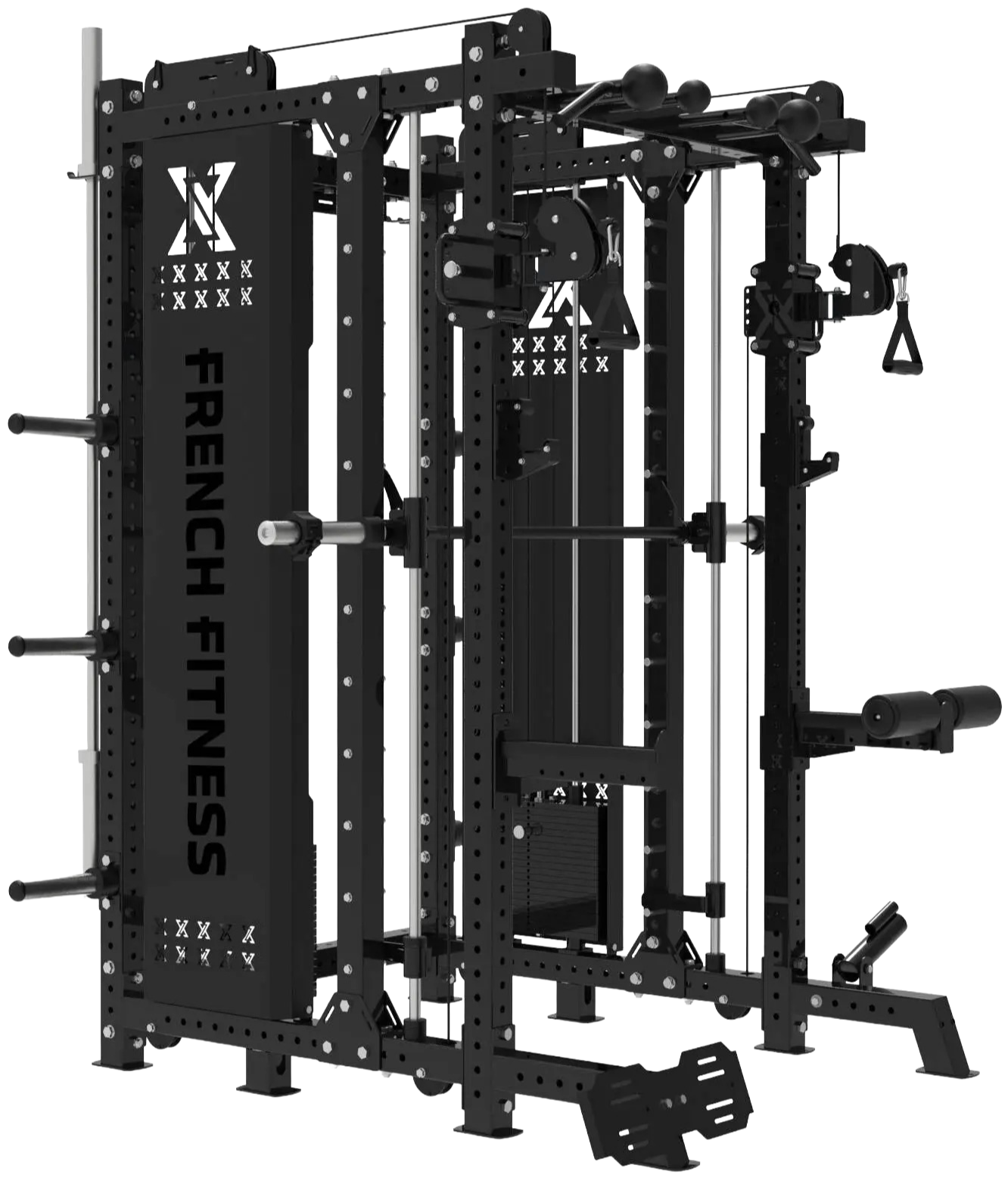 French Fitness FSR100 Commercial Functional Smith Rack System (New)