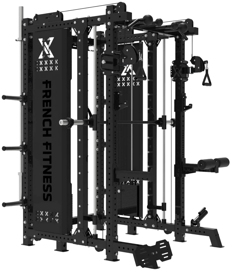 French Fitness FSR100 Commercial Functional Smith Rack System (New)