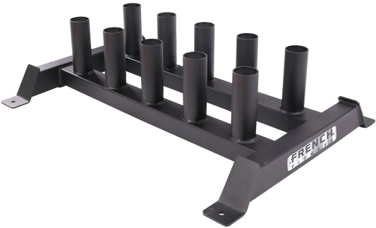 French Fitness Vertical Olympic 10 Bar Rack Holder (New)