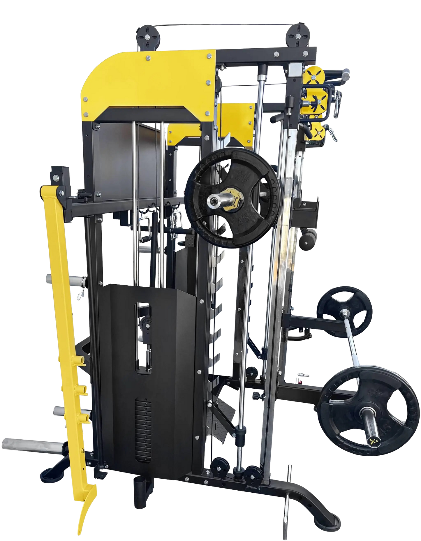 French Fitness FSR90 Functional Trainer Smith & Squat Rack Machine (New)