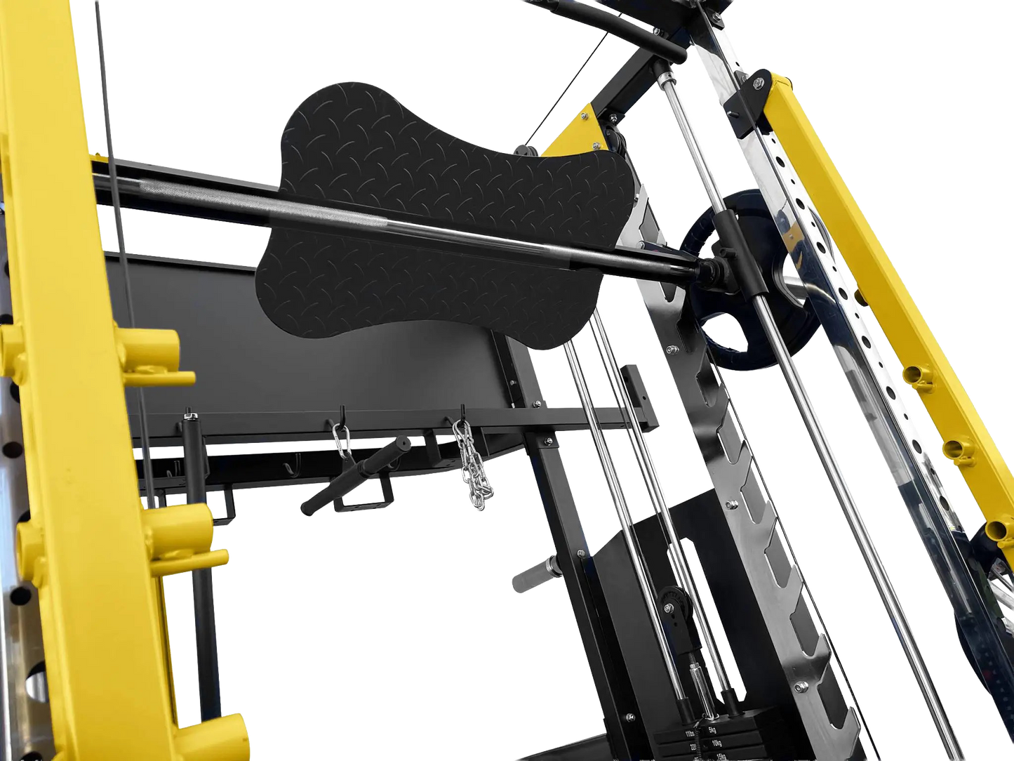 French Fitness FSR90 Functional Trainer Smith & Squat Rack Machine (New)