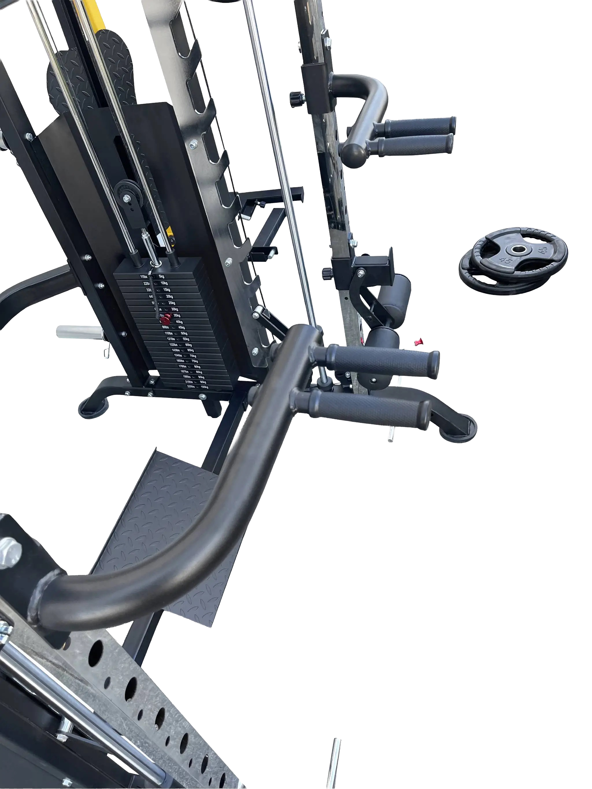 French Fitness FSR90 Functional Trainer Smith & Squat Rack Machine (New)