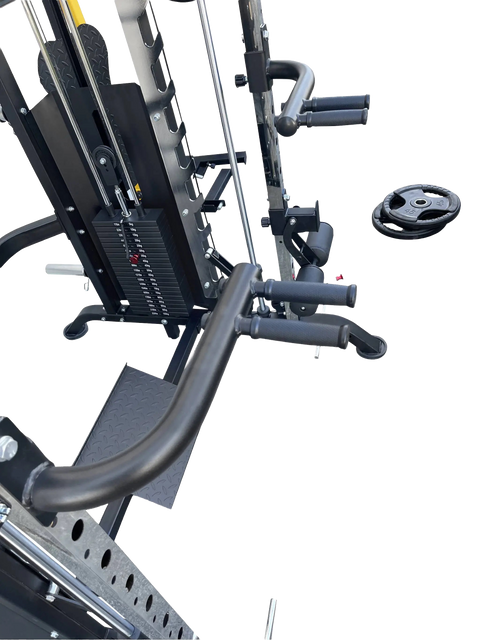 French Fitness FSR90 Functional Trainer Smith & Squat Rack Machine (New)