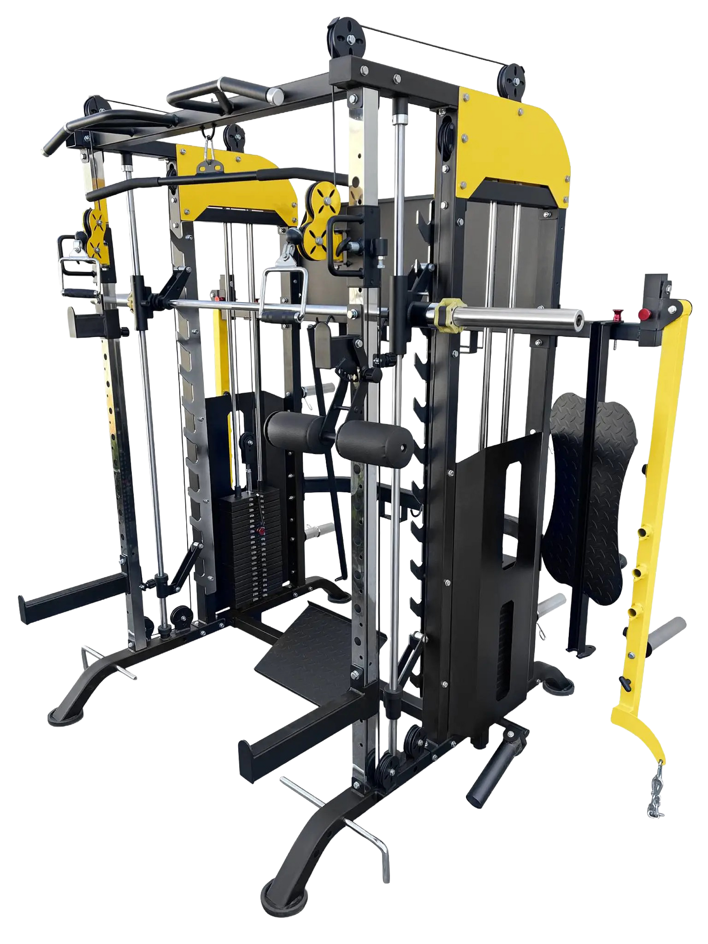 French Fitness FSR90 Functional Trainer Smith & Squat Rack Machine (New)