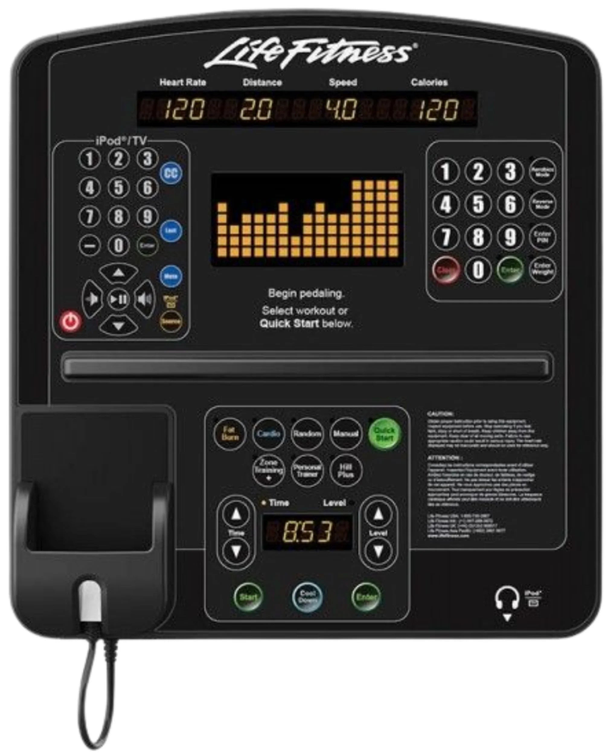 Life Fitness Integrity Series CLSC Upright Bike (Remanufactured)