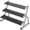 Life Fitness Optima Series Three Tier Hex Dumbbell Rack (Remanufactured) Image