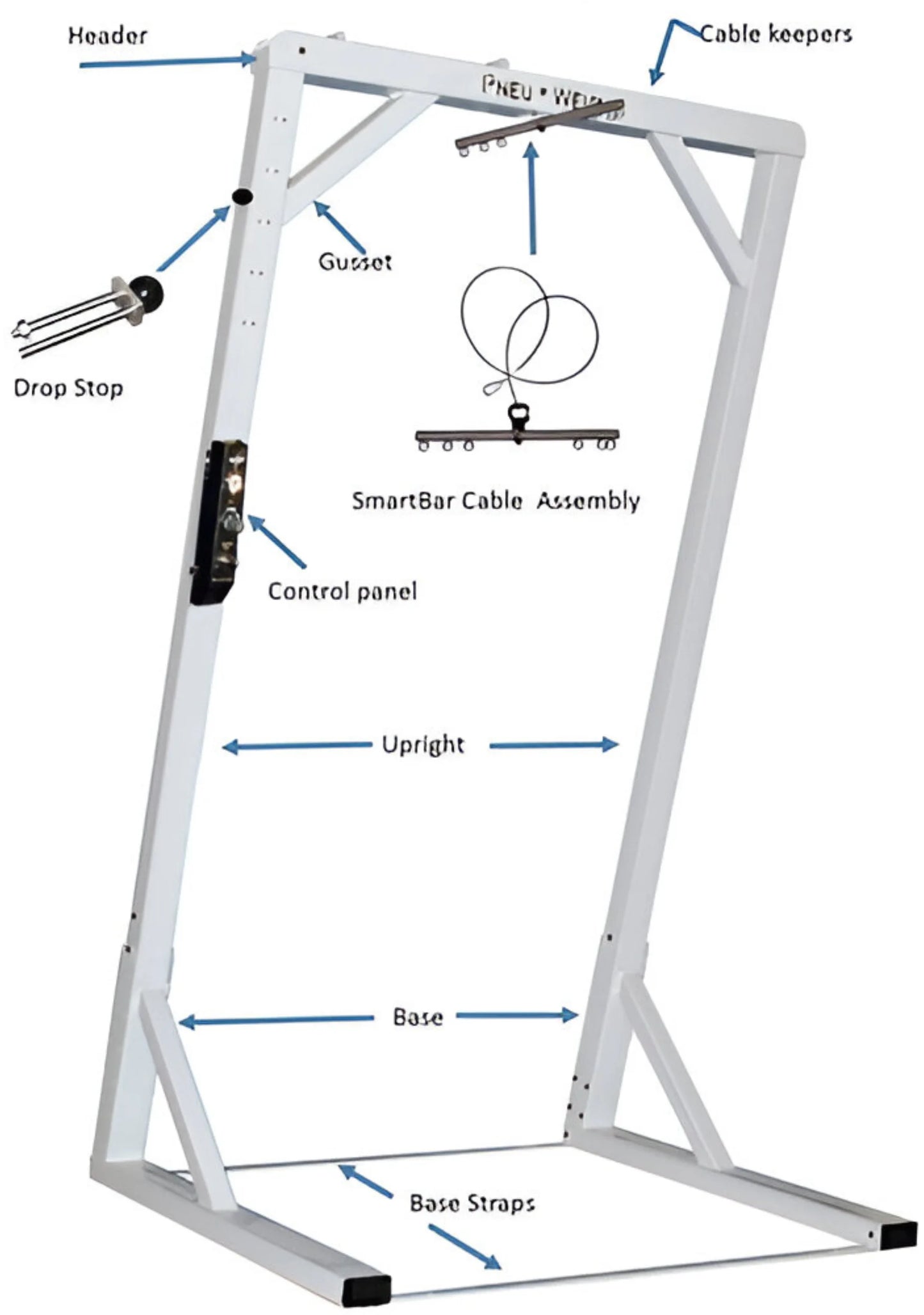 PneuWeight Single Unweighting Exercise System w/2 Vests & Compressor (Remanufactured)
