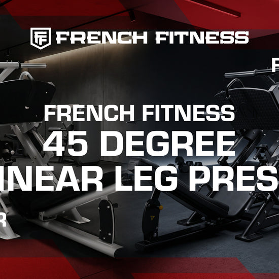  French Fitness FFB Black 45 Degree Linear Leg Press (New)