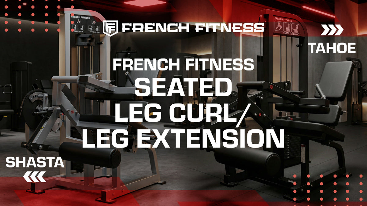 French Fitness Tahoe Seated Leg Curl Leg Extension (New) video preview 1