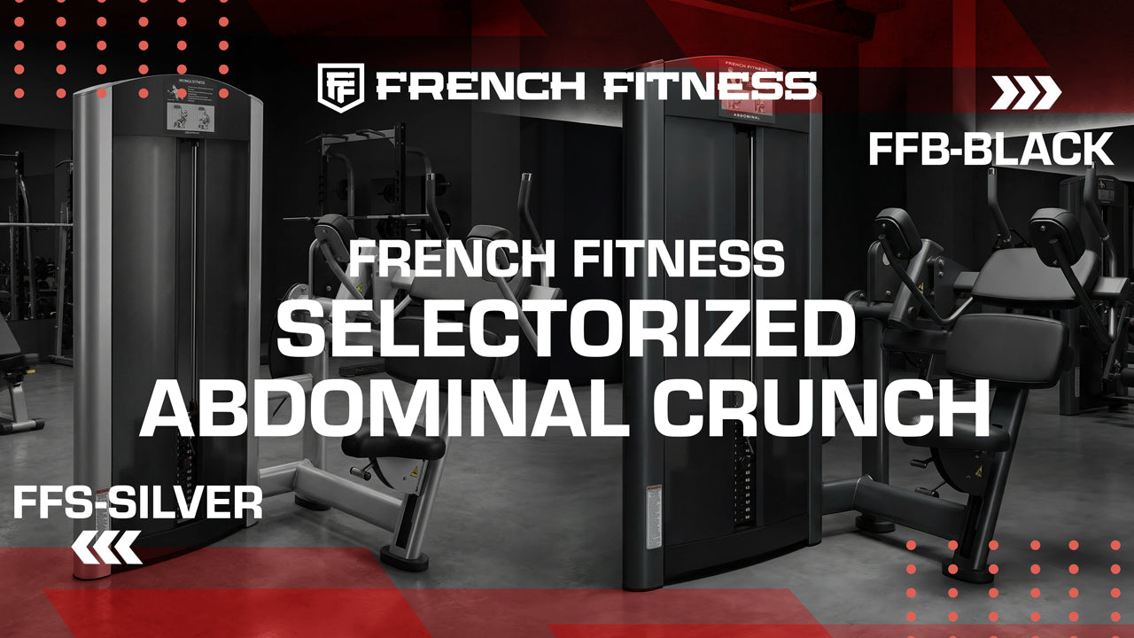 French Fitness FFS Silver Selectorized Abdominal Crunch (New) 