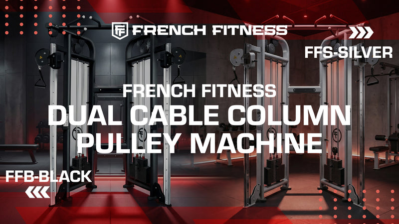 Dual Adjustable Pulley - French Fitness FFS Silver (New) video preview 1