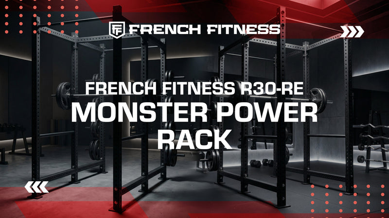 French Fitness R30-RE Commercial Power Rack w/Lat Pulldown / Low Row (New) video preview 1