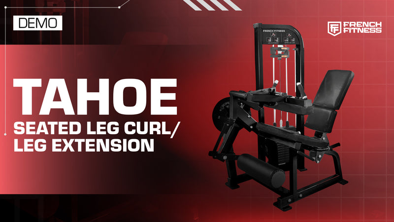 French Fitness Tahoe Seated Leg Curl / Leg Extension (New) video preview 1