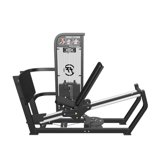 French Fitness Tahoe Seated Leg Press Sled / Calf Raise (New) - 3D View