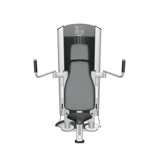 French Fitness FFS Silver Pectoral Pec Fly (New) - 3D View