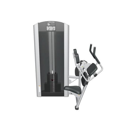 French Fitness FFS Silver Selectorized Abdominal Crunch (New) - 3D View