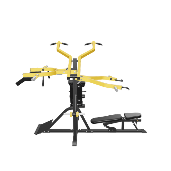 French Fitness FL100 Freeweight Leverage Gym System (New) - 3D View