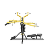 French Fitness FL100 Freeweight Leverage Gym System (New) - 3D View