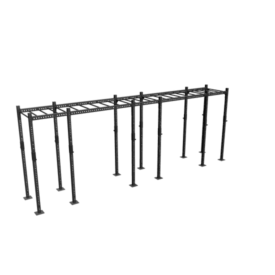 French Fitness Free Standing Rig & Rack System 3 (New) - 3D View