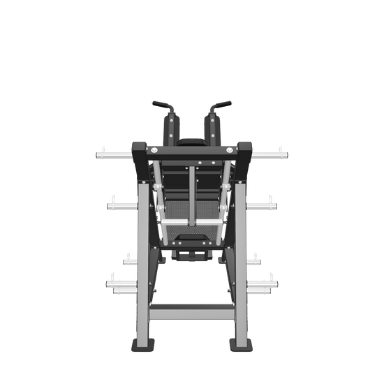 French Fitness Monster P/L Hack Squat Leg Press (New) - 3D View