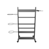 French Fitness Multi-Storage Accessory Tower Rack (New) - 3D View