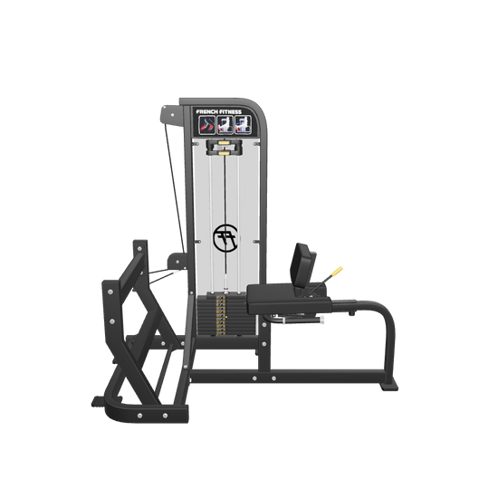 French Fitness Tahoe Selectorized Horizontal Calf (New) - 3D View