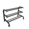 French Fitness 3 Tier Saddle Dumbbell Rack, 10 Pairs 3D Model