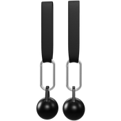French Fitness Rack & Rig Cannonball Grips with Straps - Set of 2