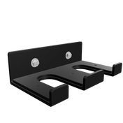 French Fitness Rack & Rig Mounted Dual Vertical Bar Holder 3D Model
