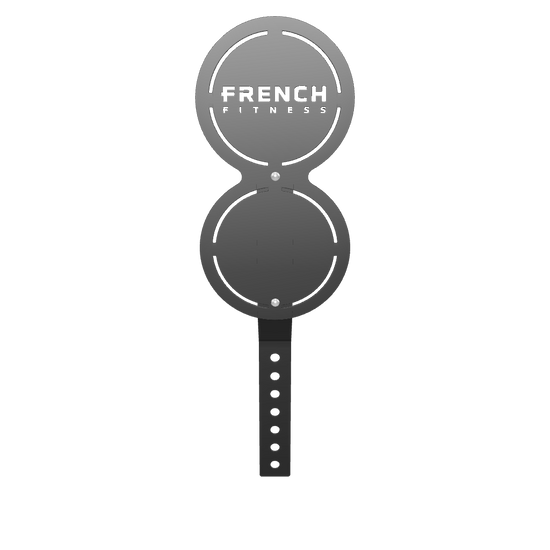 French Fitness Rack & Rig V2 Double Wall Ball Target Attachment 3D Model