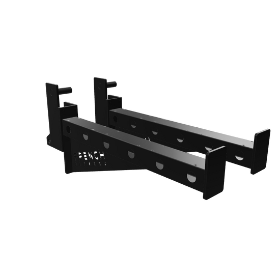 French Fitness Rack & Rig V2 HD Spotter Arms Attachment (Pair) 3D Model