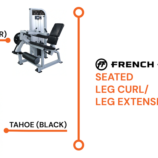  French Fitness Shasta Seated Leg Curl / Leg Extension (New) 