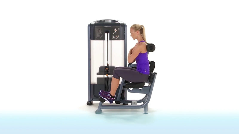 Precor DSL0313 Discovery Series Selectorized Back Extension (Remanufactured) video preview 1