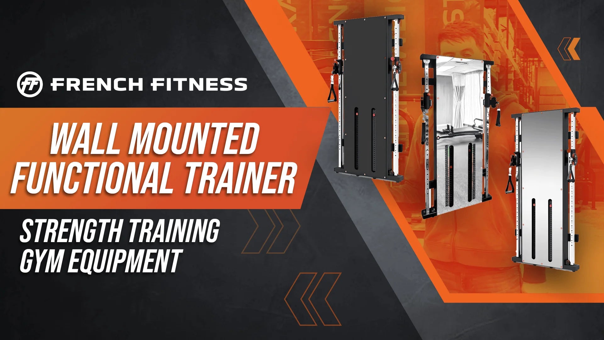 French Fitness Wall-Mounted Functional Trainer Video