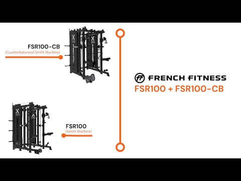 French Fitness FSR100-CB Commercial Cable Smith Rack w/Counter Balance (New)