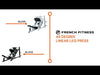 French Fitness FFS Silver 45 Degree Linear Leg Press (New)
