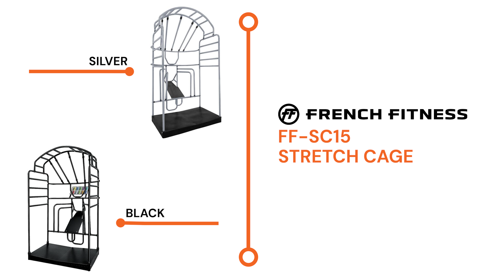  French Fitness FF-SC15 Stretch Cage - Black (New)