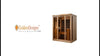  Golden Designs GDI-6106-01 Elite Barcelona Select Elite 1-2 Person Near Zero Far Infrared Sauna (New)