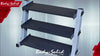 Body Solid GDR34B 3 Tier Horizontal 34" Vinyl or Neoprene Dumbbell Rack (New)
