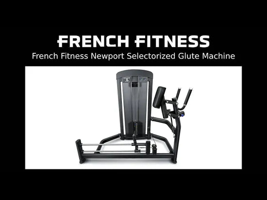 French Fitness Newport Selectorized Glute Machine (New)