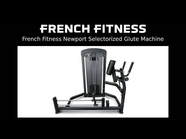 French Fitness Newport Selectorized Glute Machine (New) video preview 1