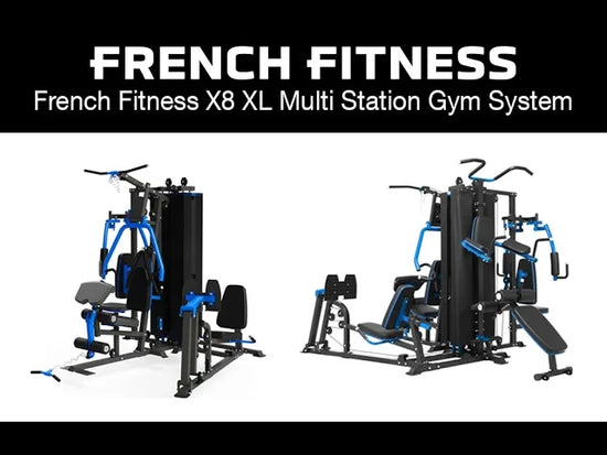  French Fitness X8 Multi Station Gym System  (New)