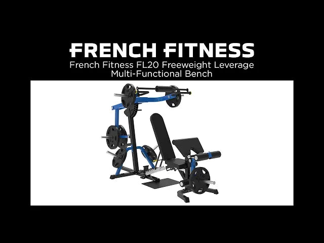 French Fitness FL20 Freeweight Leverage Multi-Functional Bench (New) video preview 1