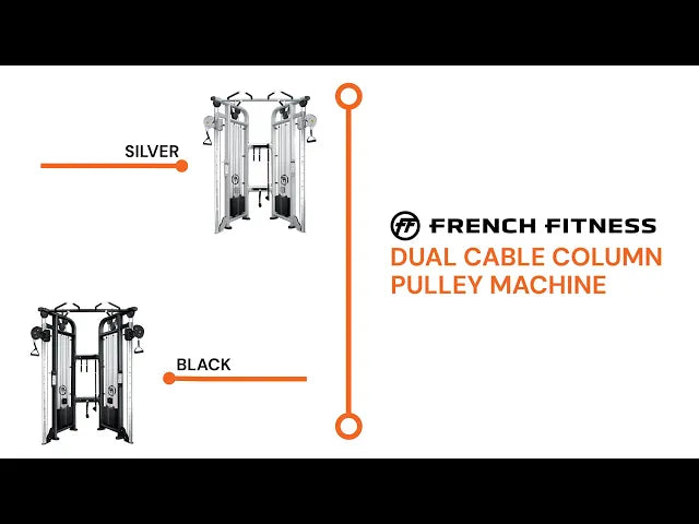 French Fitness FFB Black Dual Adjustable Pulley (New) video preview 1