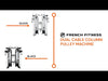  French Fitness FFB Black Dual Adjustable Pulley (New)