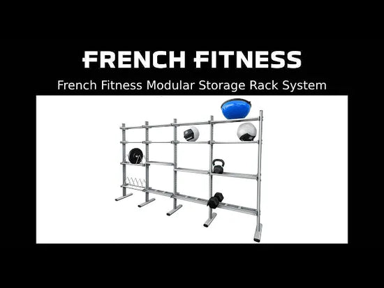 French Fitness FFS Silver Universal Storage Rack System (New)