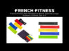  French Fitness Mini Resistance Bands Exercise Loop 600mm x 50mm - Black (30-40 lbs) (New)
