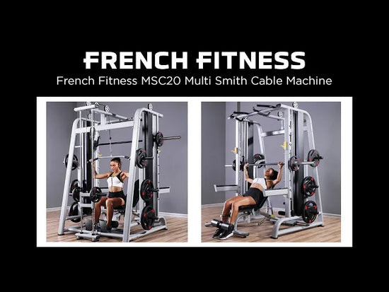 French Fitness MSC20 Counter Balanced Multi Smith Cable Machine (New)